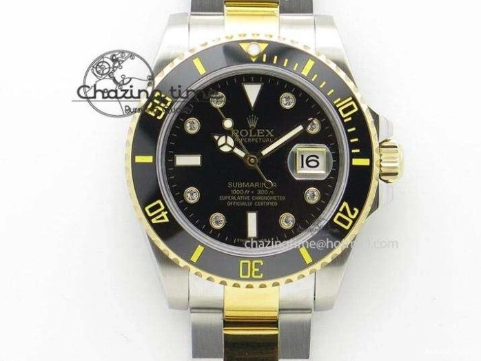 1222 Premium Submariner 116610 LV 40mm RF 1:1 Best Edition Green Ceramic on SS 904L Bracelet Steel VR 1014
